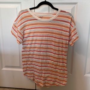 Madewell Striped T Shirt Womens Medium